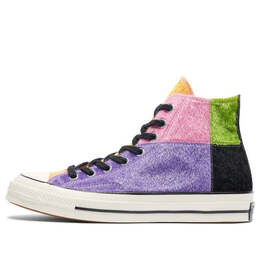 Кроссовки chuck 70 hi 'multicolor fur' Converse, розовый 163785c | pink/purple/green/orange/black