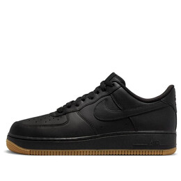 Кроссовки air force 1 '07 'black gum' Nike, черный dz4404-001 | black/brown