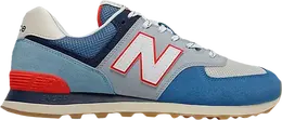 Кроссовки New Balance 574 'Mako Blue Turtle Dove', синий ml574sos | blue