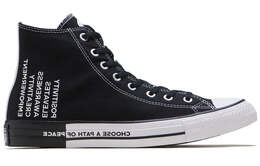 Кроссовки chuck taylor all star high 'seek peace - black' Converse, черный 165766f | black