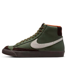 Кроссовки blazer mid '77 vintage 'army olive' Nike, зеленый dz5176-300 | army olive/summit white/campfire orange