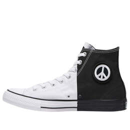 Кроссовки chuck taylor all star high 'choose a path of peace' Converse, черный 165767f | black/white
