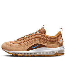 Кроссовки air max 97 se 'teddy bear parline' Nike, мультиколор dz5348-288 | praline/univ blue-desert ochre-pecan-pearl white-white