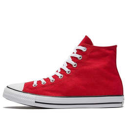 Кроссовки chuck taylor all star hi 'red' Converse, красный 165695c | red/white