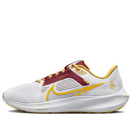 Кроссовки air zoom pegasus 40 'tuskegee' Nike, белый dz6004-100 | white/varsity red/yellow ochre