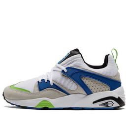 Кроссовки blaze of glory 'reverse classics - white' Puma, белый 383532-02 | white/black/blue/green