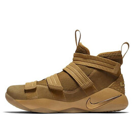 Кроссовки lebron soldier 11 ep 'wheat metallic gold' Nike, мультиколор 897647-700 | wheat/metallic gold
