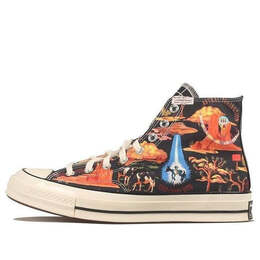 Кроссовки chuck 70 high 'twisted resort - ufo crash site' Converse, черный 167761c | black/multi/egret