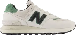 New Balance Кроссовки 574 Legacy 'White Black Green', белый u574lgfw | white