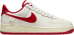Nike Кроссовки Air Force 1 '07 'Sail Gym Red Embroidered Swoosh', кремовый fv0392 101 | cream