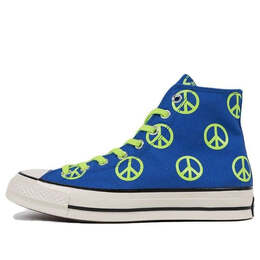 Кроссовки chuck 70 high 'unleash peace - royal ghost green' Converse, синий 167913c | blue/green