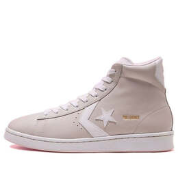 Кроссовки pro leather high 'pale putty' Converse, белый 168524c | white