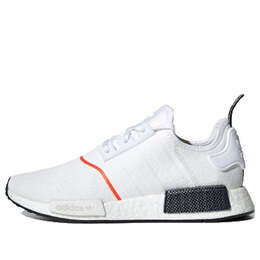 Кроссовки nmd_r1 'white solar red' Adidas, мультиколор ee5086 | ftwwht/solred