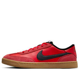Кроссовки sb fc classic 'university red black gum' Nike, красный 909096-600 | university red/white/gum light brown/black