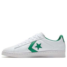 Кроссовки pro leather og low 'white green' Converse, белый 167971c | white/green