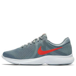 Кроссовки revolution 4 'cool grey habanero red' Nike, серый 908988-013 | cool grey/habanero red