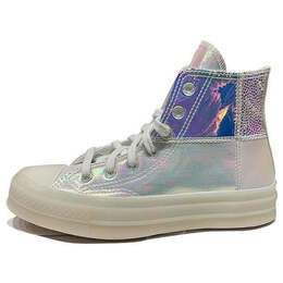 Кроссовки chuck 70 high 'summer glow - white iridescent' Converse, белый 169039c | white