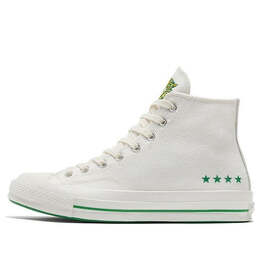 Кроссовки chuck 70 high 'breaking down barriers' Converse, белый 170153c | vintage white/green/amarillo