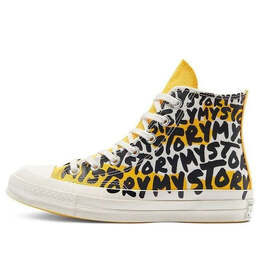 Кроссовки chuck 70 high 'my story' Converse, черный 170282c | black/yellow