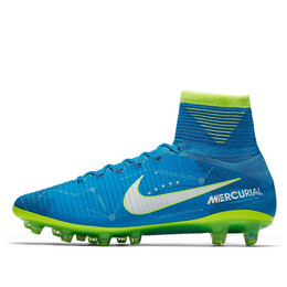 Кроссовки mercurial superfly 5 njr ag-pro 'light blue green' Nike, синий 921496-400 | blue/green