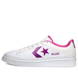 Кроссовки pro leather low 'miami vibez - nightfall violet' Converse, белый 170759c | white/purple