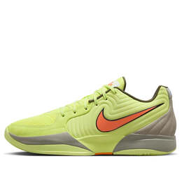 Кроссовки ja 2 'twelve time' Nike, желтый fd7328-701 | light lemon twist/total orange/light army/cargo khaki