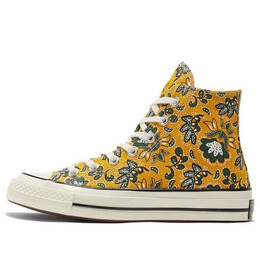 Кроссовки chuck 70 high 'paisley - gold dart' Converse, желтый 171073c | yellow