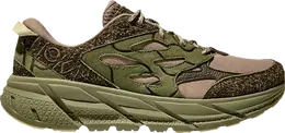 Hoka Кроссовки Clifton L Suede 'Elite Terrain System - Dune Fennel', зеленый 1150910 dnf | green