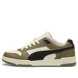 Кроссовки rbd game low 'alpine snow black olive' Puma, мультиколор 386373-35 | alpine snow/black/olive green