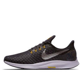 Кроссовки air zoom pegasus 35 'black metallic pewter' Nike, черный 942851-013 | black/metallic pewter/gridiron/peat moss