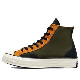 Кроссовки chuck 70 high 'court reimagined - khaki fire pit' Converse, зеленый 171685c | army green/black