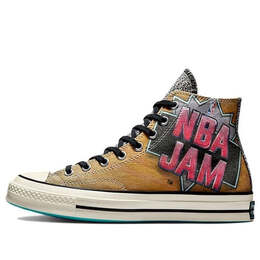 Кроссовки nba jam x chuck 70 high 'hardwood floor' Converse, коричневый 171692c | brown/pink