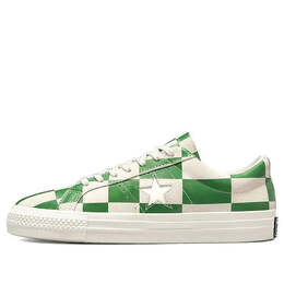 Кроссовки one star low 'warped board - medium green' Converse, белый 172353c | white/green