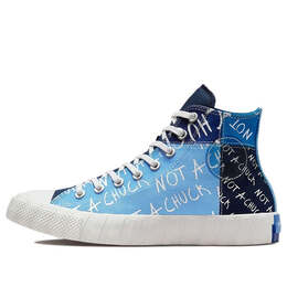 Кроссовки unt1tl3d high 'not a chuck - university blue' Converse, синий 172573c | blue/white
