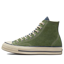 Кроссовки chuck 70 high 'treeline midnight navy' Converse, зеленый 172817c | green/blue