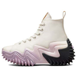 Кроссовки run star motion platform ombre 'egret pale amethyst' Converse, белый 172891c | white/purple