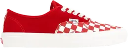 Кеды Vans OG Authentic LX Racing Red Checkerboard Toe, красный vn0a45jjvqc | red