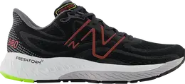 New Balance Кроссовки Fresh Foam X 880v13 2E Wide 'Black Brick Red', черный m880m13 2e | black