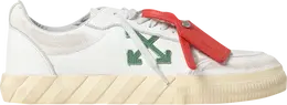 Кроссовки Off-White Vulc Sneaker 'White Green', белый omia085f23lea003 0155 | white