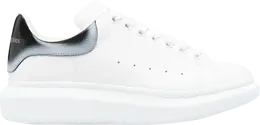 Кроссовки Alexander McQueen Oversized Sneaker 'Faded Heel - White Black Silver', белый 777367 wie9g 9089 | white