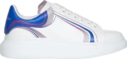 Кроссовки Alexander McQueen Oversized Sneaker 'Curve Tech - Blue Red', белый 750336 widjq 8833 | white