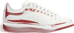 Кроссовки Alexander McQueen Oversized Sneaker 'Stamped - White Lust Red', белый 662642 wia4q 9676 | white