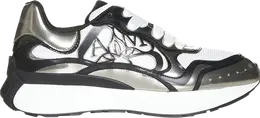 Кроссовки Alexander McQueen Sprint Runner 'White Silver', серебряный 750328 w4wn1 8839 | silver