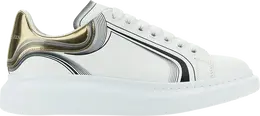 Кроссовки Alexander McQueen Oversized Sneaker 'Curve Tech - White Vanilla', белый 750336 widjp 8834 | white