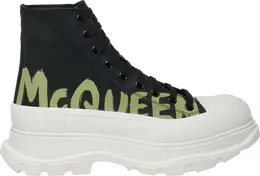 Кроссовки Alexander McQueen Tread Slick Boot 'Graffiti Logo - Black Khaki', черный 777960 wiat6 1680 | black