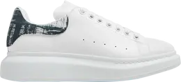 Кроссовки Alexander McQueen Oversized Sneaker 'White Textured Black', белый 782463 wie9p 9061 | white