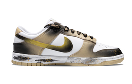 Кроссовки для скейтбординга Dunk мужские с низким верхом, черный/золотой Nike dv0833-100（team454-神话悟空） | black/gold