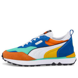 Кроссовки future rider 'future vintage - biscay green orange' Puma, синий 387672-01 | blue/orange/yellow