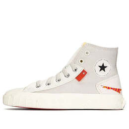Кроссовки chuck taylor all star high 'tear away - light bone' Converse, бежевый a00794c | cream/red