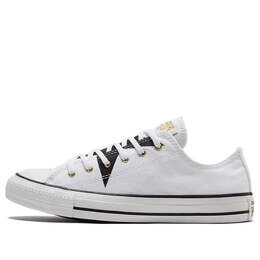 Кроссовки chuck taylor all star low-top canvas shoes white/black Converse, белый a02579c | white/black